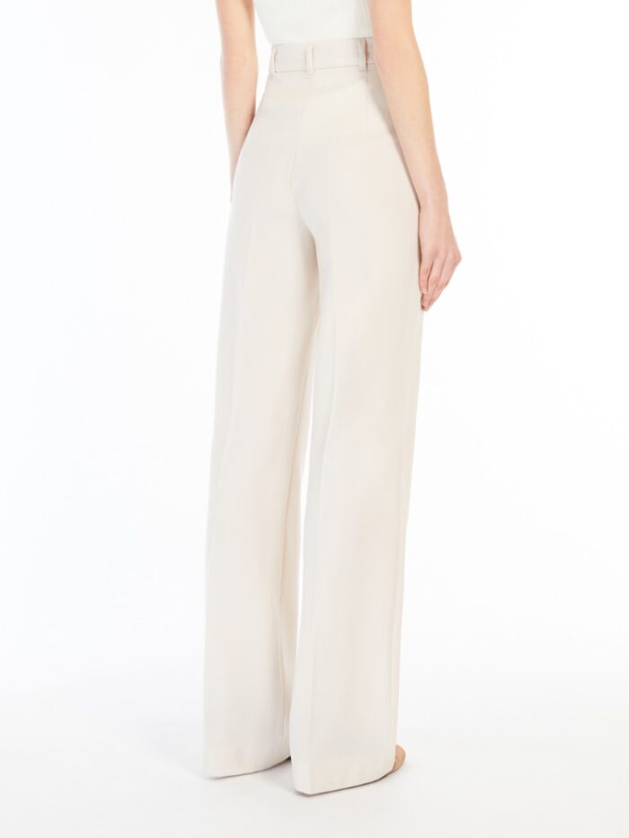 Pantalone in crêpe satin di lana Max Mara studio - immagine 3