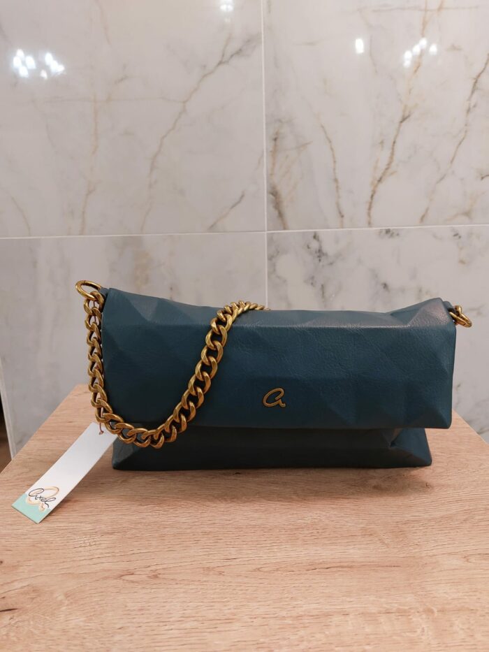 Baguette bag teal AXEL